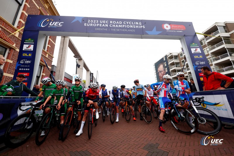 2023 UEC Road European Championships - Drenthe - Under 23 Men's Road Race - Coevorden - Col Du VAM 108 km - 22/09/2023 -  - photo Luca Bettini/SprintCyclingAgency?2023